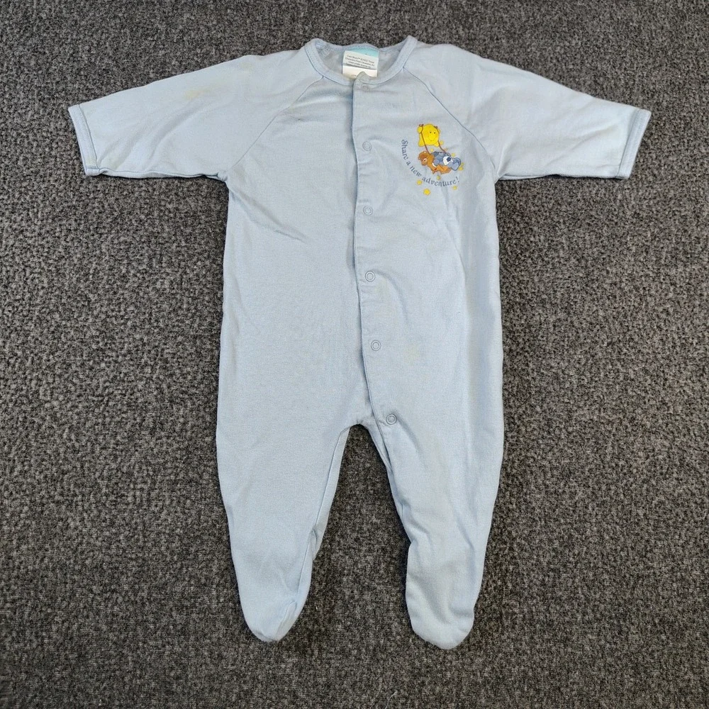 Vtg Care bears one piece 0/3 months